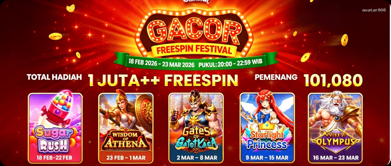 Login avatar808 Sekarang Bonus Melimpah
